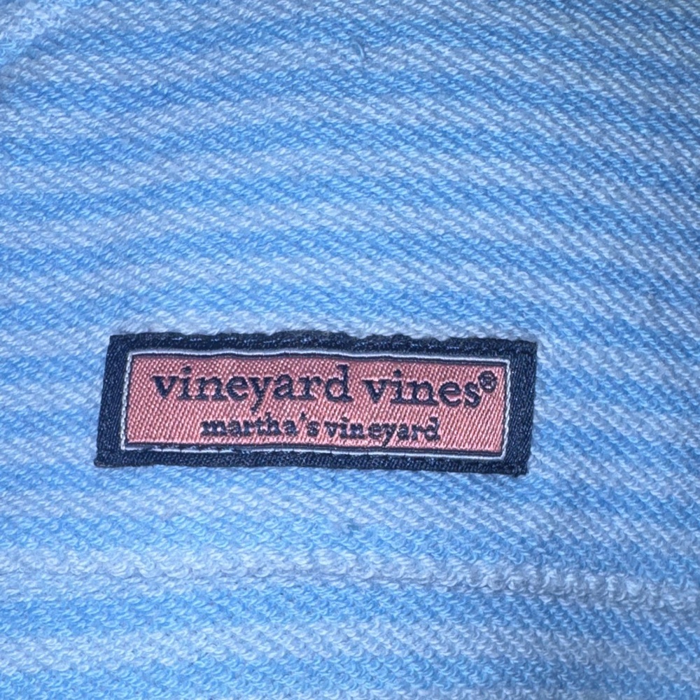 Vineyard Vines Women's Blue Striped Zipper Jacket Pullover light jacket - Picture 2 of 9